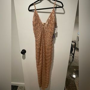 Large Rose Gold Dress